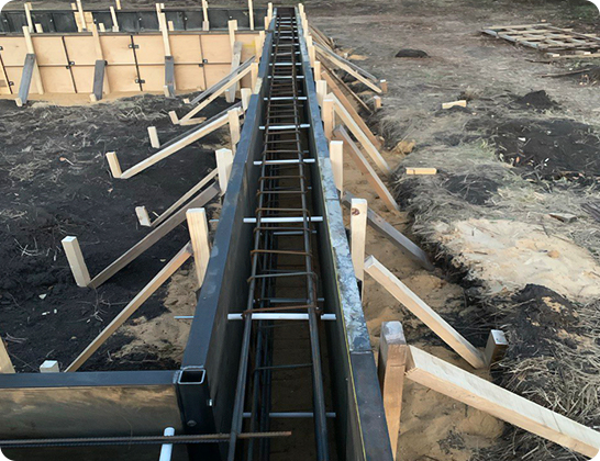 Ленточный фундамент